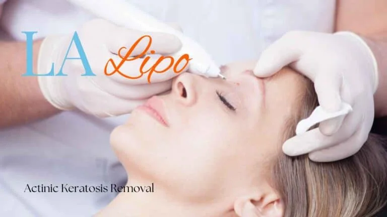Woman receiving Actinic Keratosis Removal Treatment Ross-on-Wye