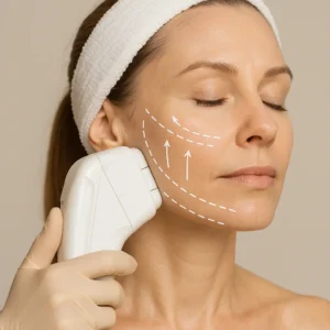 Woman having HI-FU to reduce wrinkles call LA LIPO Ross-on-Wye Now!