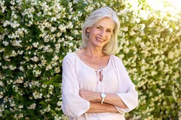 Older woman happy with urinary incontinence treatment Ross-on-Wye