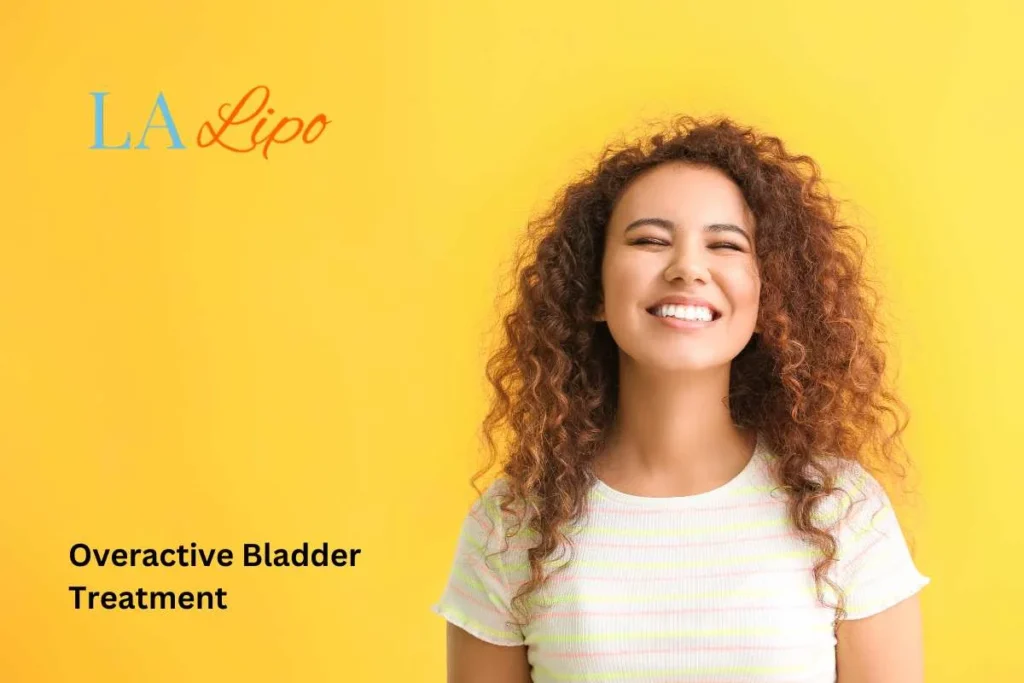 woman smiling about overactive bladder treatment Ross-on-Wye solutions
